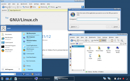 Ein paar Programme im Windows 7 Design
