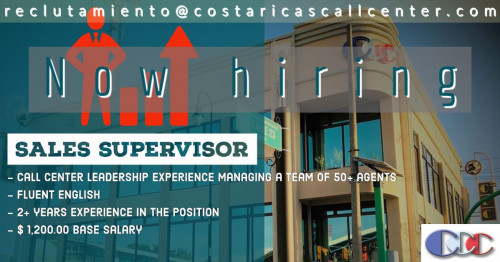 COSTA RICA'S CALL CENTER SALES SUPERVISOR POSITION