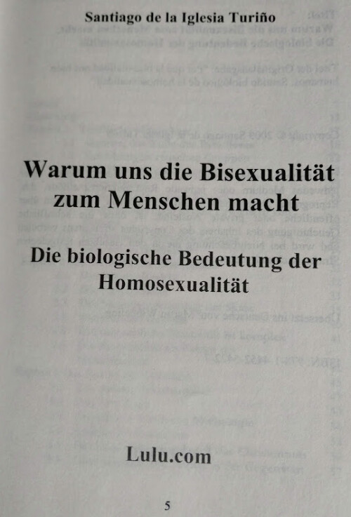 Die biologische Bedeutung der Homosexualität